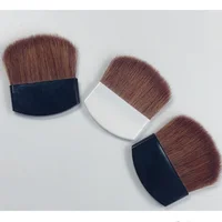 Nouveau pinceau de maquillage poudre de beauté visage Blush pinceaux Portable professionnel fond de teint brosse Mini cosmétiques Base souple maquillage 2