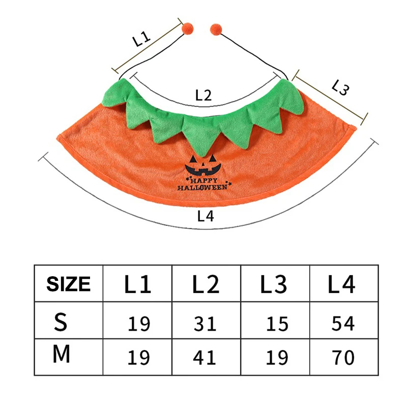 Двусторонние костюмы тыквы для собак на Хэллоуин, мягкие теплые регулируемые костюмы для домашних животных для косплея, реквизит для фотосессии, шляпа с тыквой