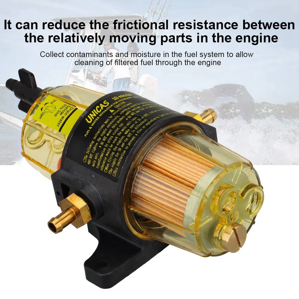 

Компактный топливный фильтр UF-10K, сепаратор топливо-вода в сборе с гаечным ключом для подвесного двигателя Suzuki Tohatsu Mercury