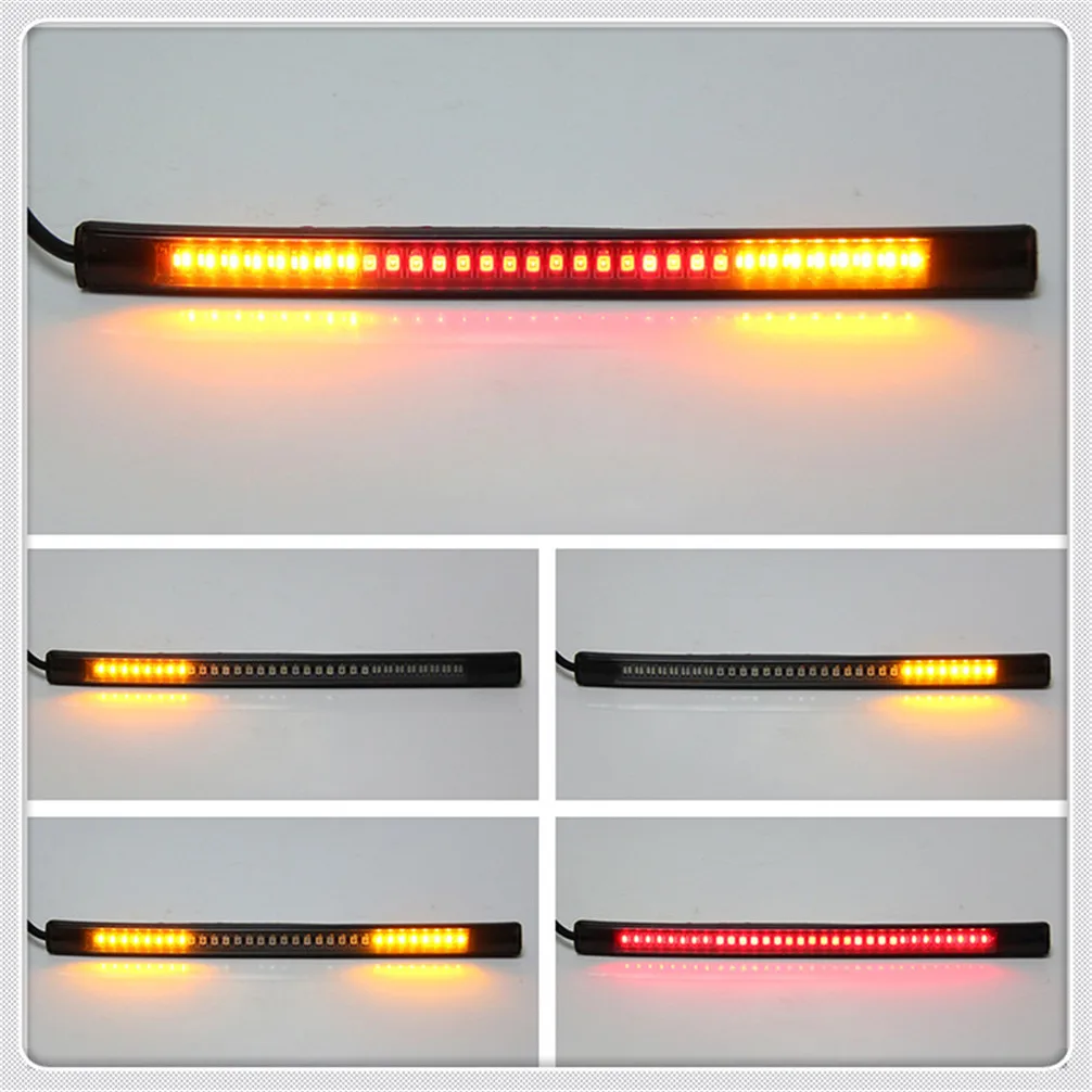 Motorcycle light with tail brake stop turn signal LED red amber for Kawasaki Z800 E veRsion NINJA 250 300R Z250 Z300 VERSYS 300X