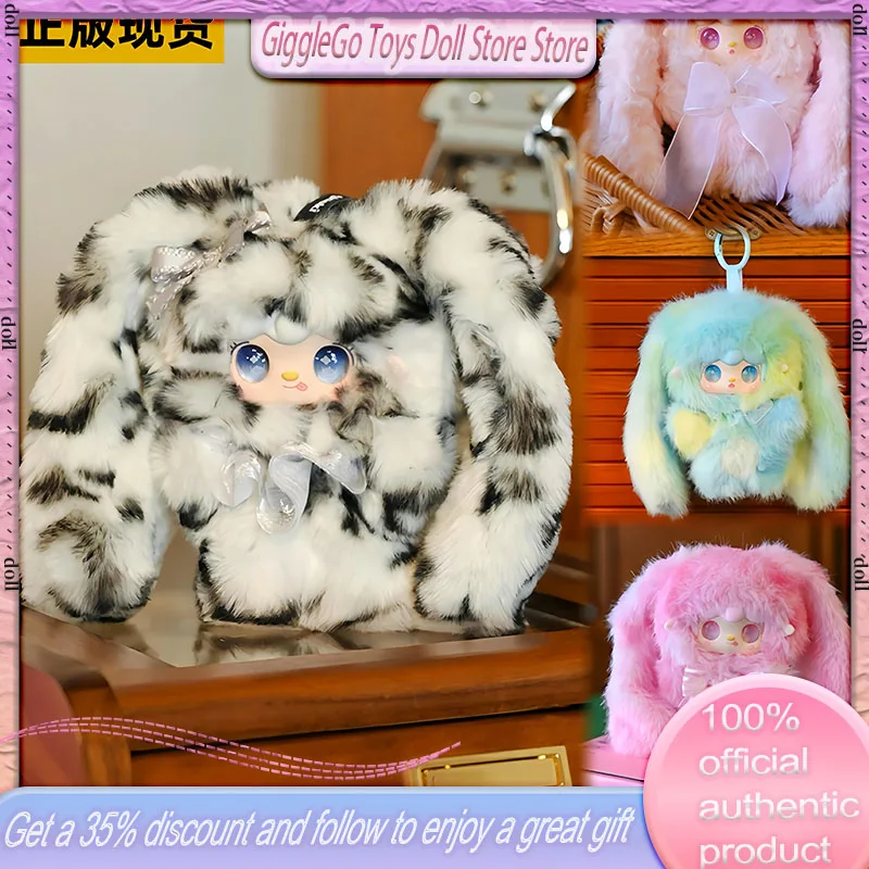 

In stock Yooki Oxygen New Product Blind Box Jump Little Rabbit Series Plush Vinyl Backpack Doll Girl Birthday Gift