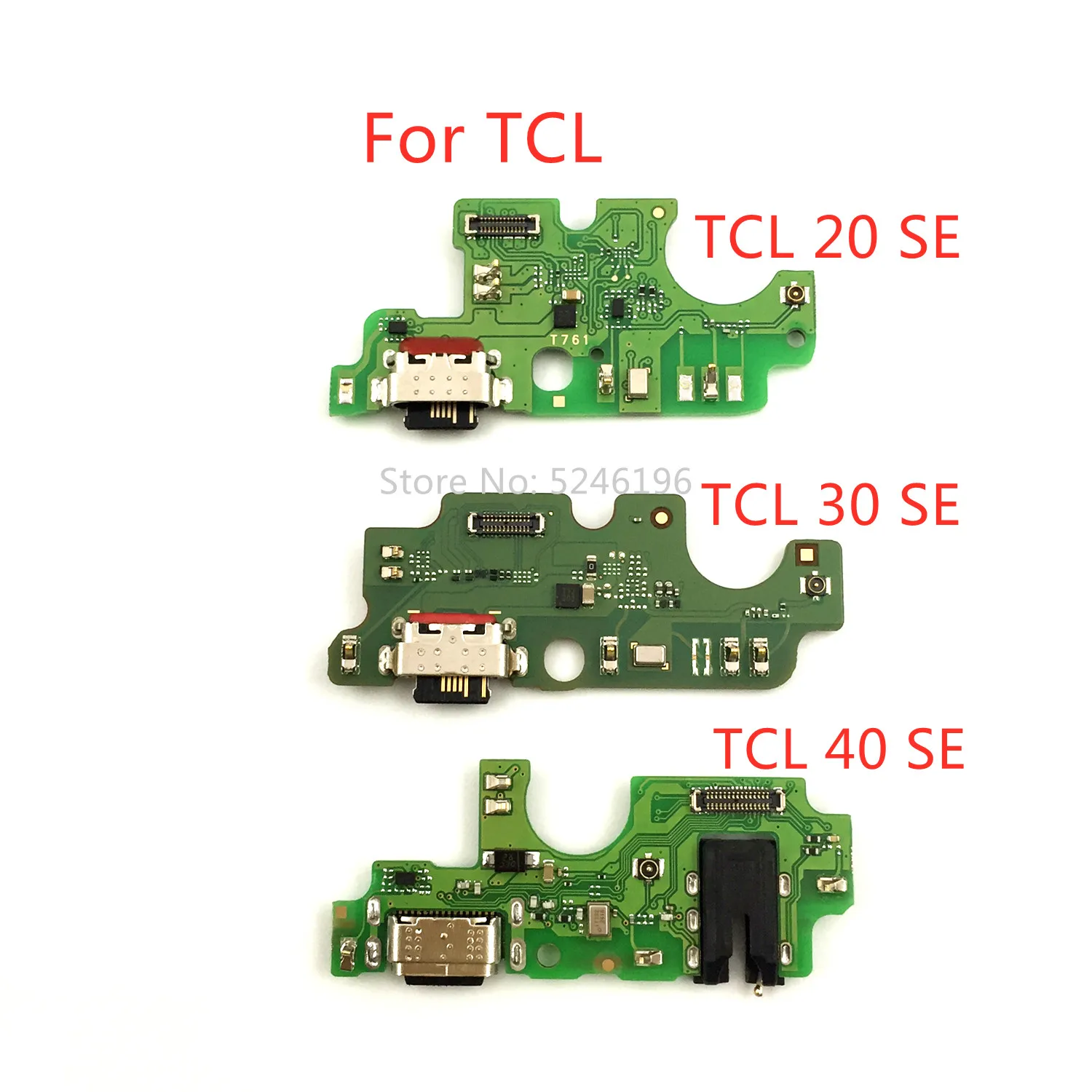 

1pcs USB Charging Port Charger Base Connector For TCL 20 SE T671H T671F For TCL 30 SE 6165H For TCL 40 SE T610K Replace Part.