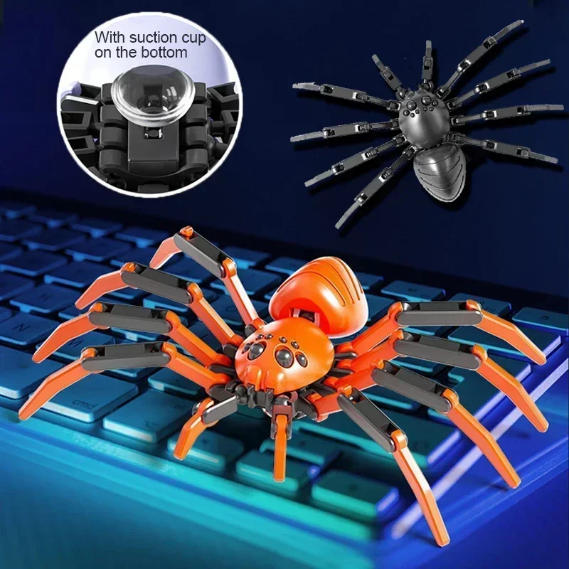 Multi-jointed Movable Robot 3d Printed Spider Toys With Suction Cup Model Game Toys Gift Christmas Decompression Tool