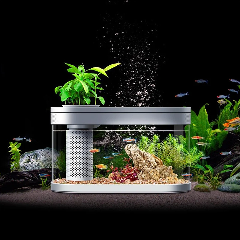 Fish Tank Table Smart Home System Smart APP Control Automatic Timed Feeding Fish Tank