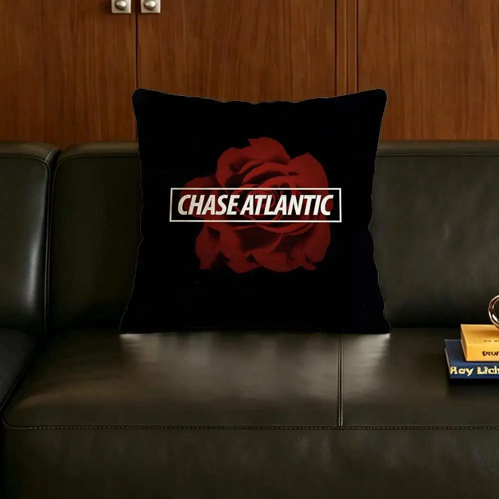 Band C-Chase A-Atlantic Cushion Cover Natural Linen Pillowcase Set, All-in-One Decor for Sofa, Bedroom & Chair