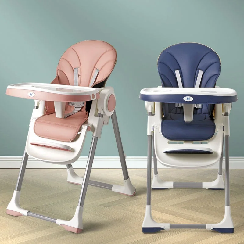 

European standard Plastic Baby products Food restaurant baby booster seat dining Eating High foldable Sitting Feeding Chair