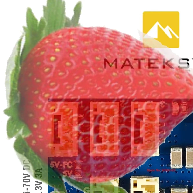 MATEK Mateksys CANPDB with 3A BEC JST-GH Splitter 6V to 70V Input Range 2S-16S Integrated Breakout Board For H743 FPV Fixed-Wing