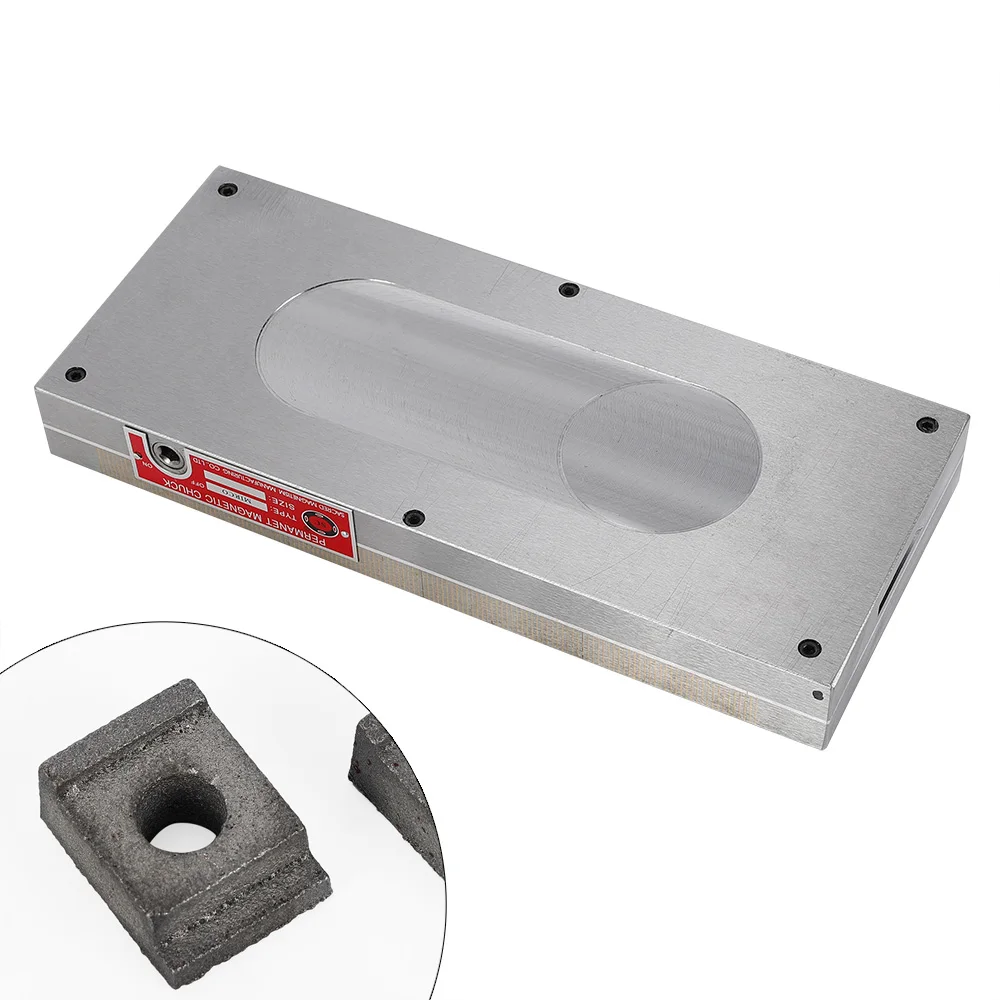 Magnetic chuck, 150 x 350 mm, surface sander, durable magnetic chuck, flat sander, magnetic clamping plate, magnetic mount