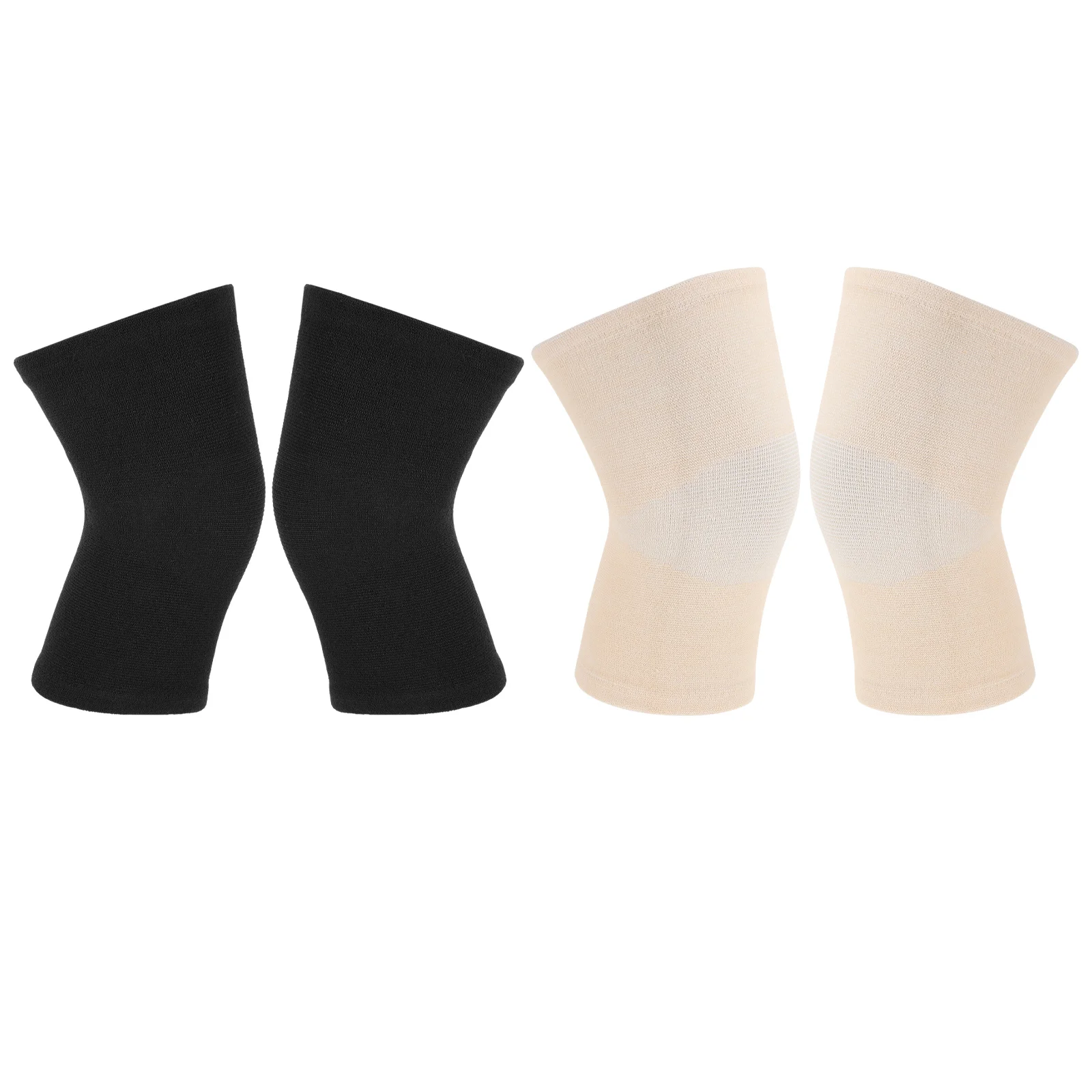 

2Pairs Knee Braces Heavy Duty Cushions for Arthritic Joints Pain Relief Protective Knee Wraps Unisex Adult Sports Supporting