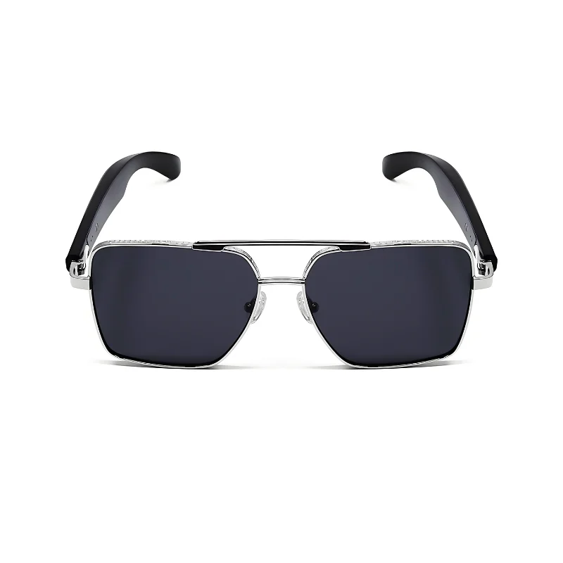 

Automatic switch machine Bluetooth glasses metal spring hinge design AI smart glasses listening to music calls