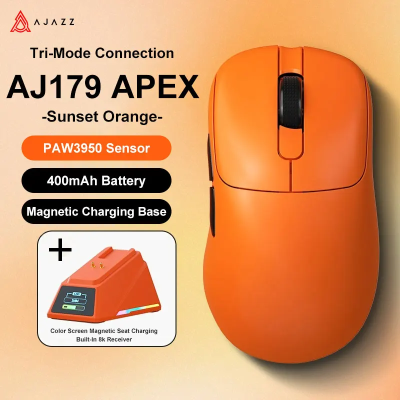 AJAZZ AJ179 APEX/TITAN ワイヤレスゲーミングマウス PAW3950 42000DPI