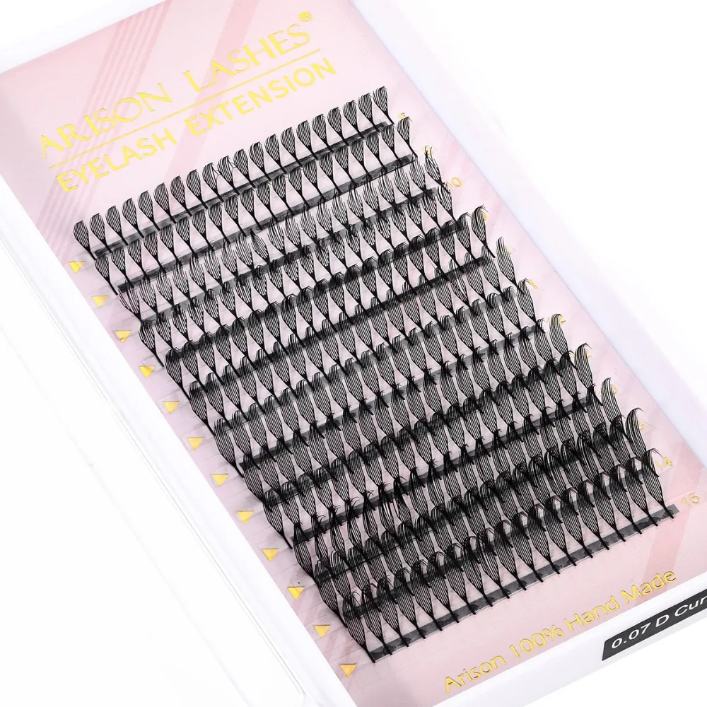 

Segmented Leaf Tower False Eyelashes Leaf Tower Tip 8-15mix Individual Cluster Eyelashes Long Lasting Natural