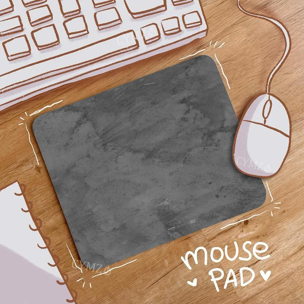 Abstract Art Grey Series Small Mouse Pad Desk Mat Office Mat PC Accessories Keypad Gaming Mats Suitable for Office and Games