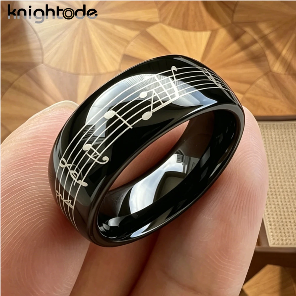 Bague musicale en carbure de t - Audio Music Notes avis et prix