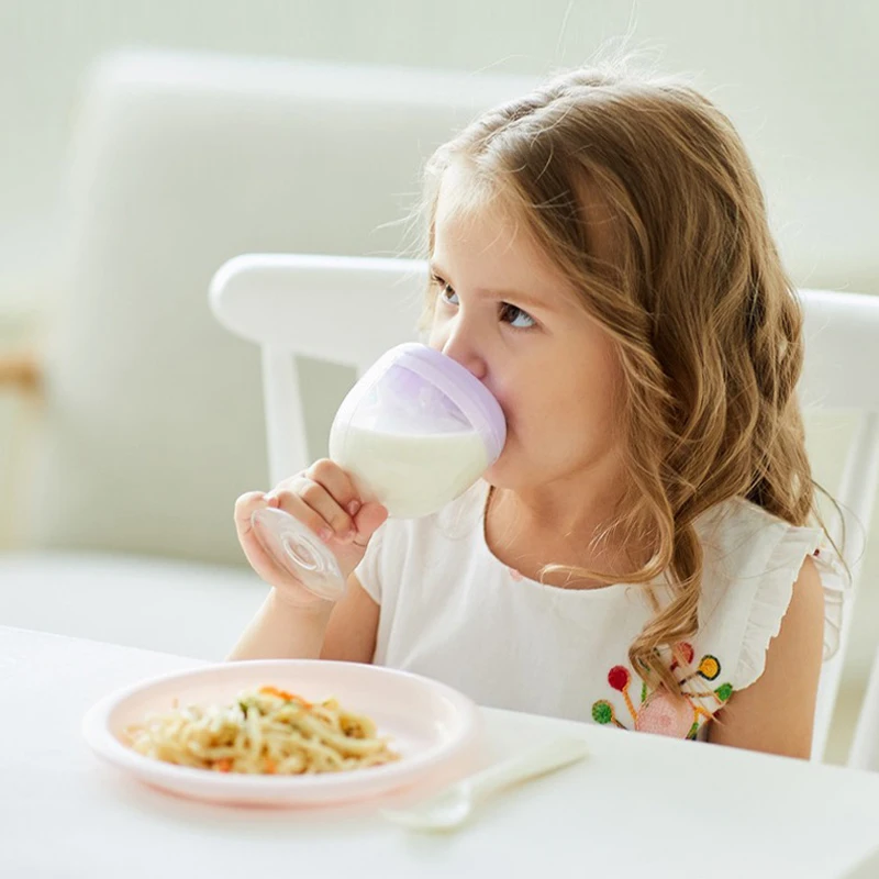 150ml Baby Learning Drinking Bottle Creative Children's Feeding Bottle Nursing Goblet Spout Cup
