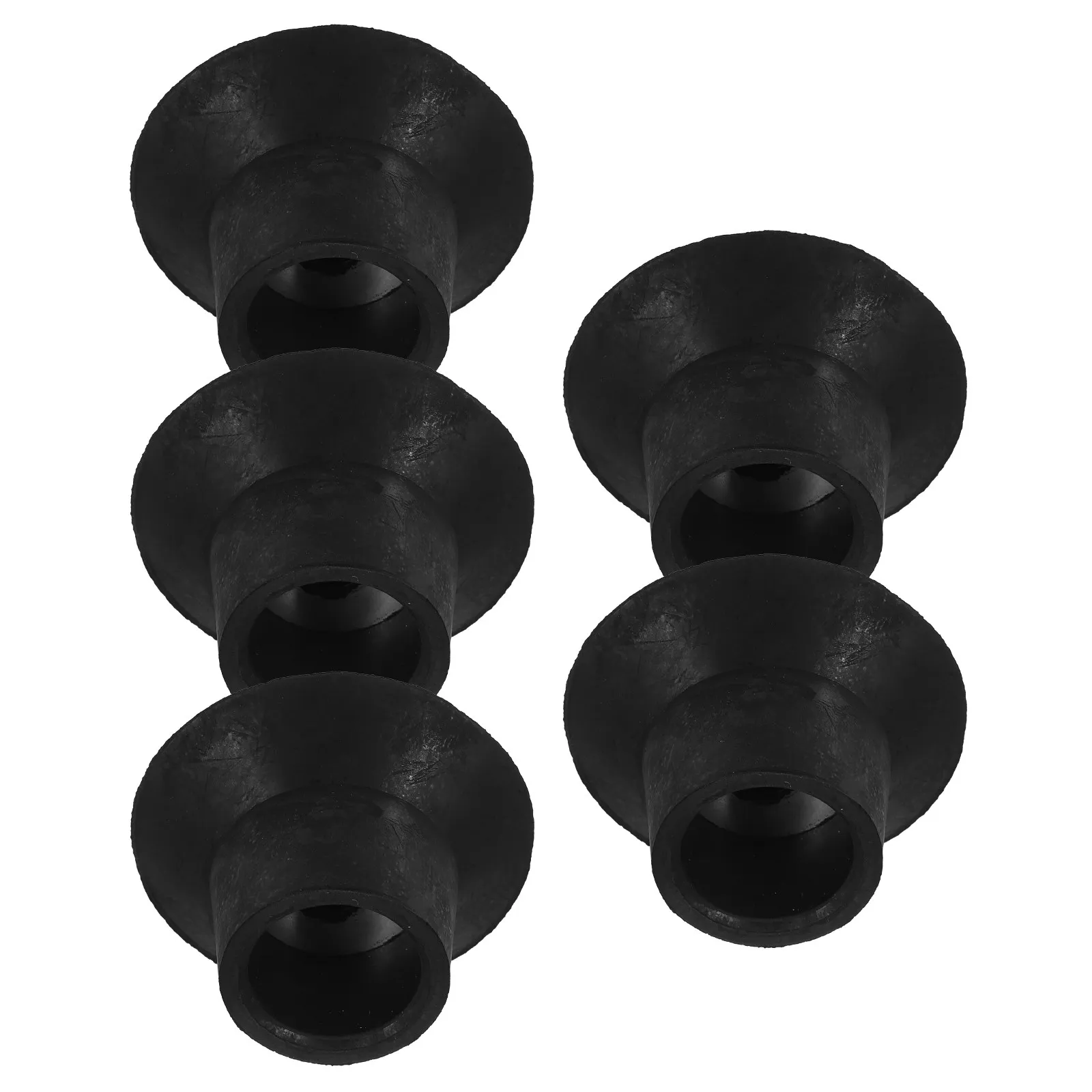 

5Pcs Rubber Trampoline Leg Caps Wear Resistant Non-Slip Ladder End Cap Replacement Mute Trampoline Parts Convenient Outdoor Use