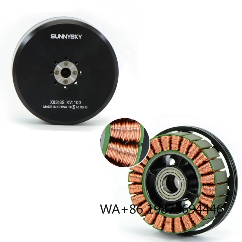 

X8318S 100KV 120KV Brushless Motor Multi-Rotor Motor for Plant Protection Machine RC