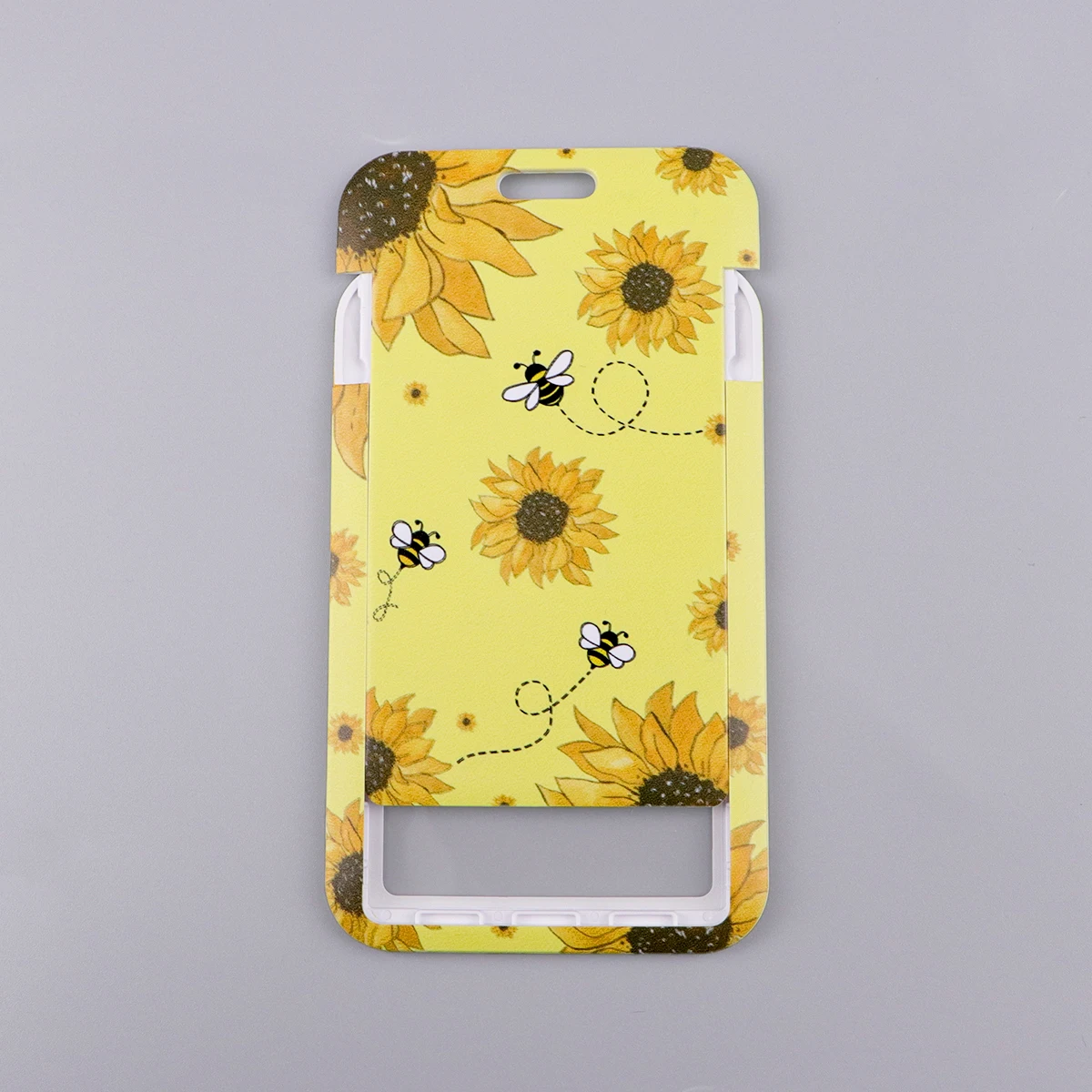 Vintage Daisy Card Holder Art Painting Neck Strap Lanyard ID Card Cover Hang Rope Lariat Lanyard for Key Rings Accessories Gifts