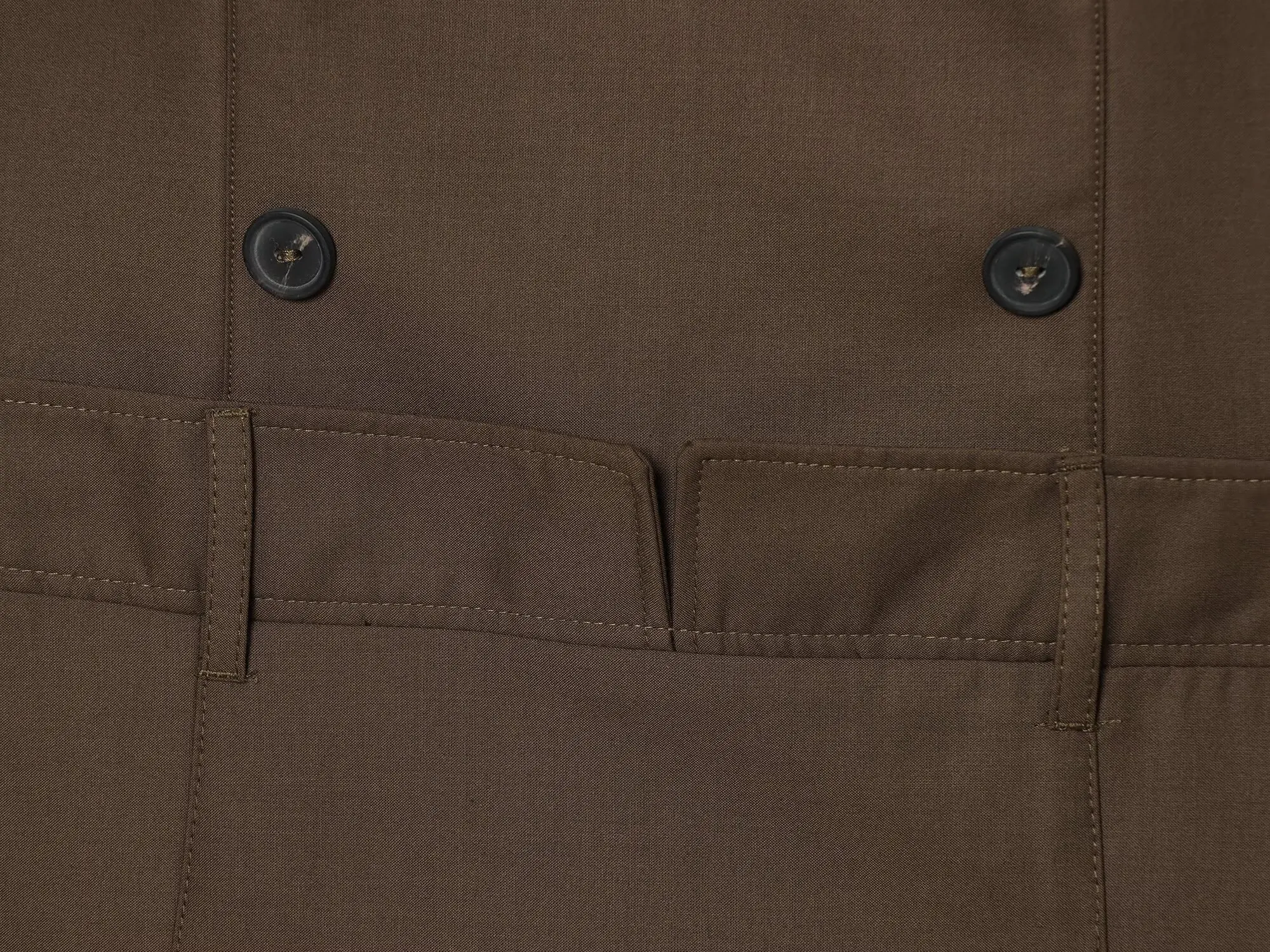 TFMLN Neues Damen-Weste-Kleid mit Stehkragen, ärmellos, mit dekorativen Knöpfen, trendiges, figurbetontes, alltagstaugliches, modisches Minikleid – Detail 6