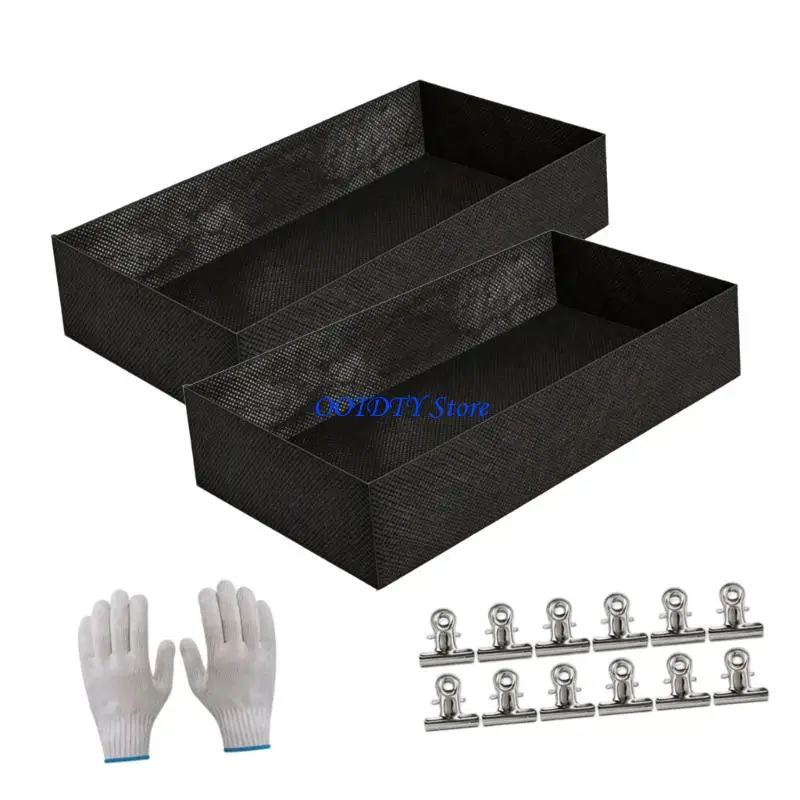 367A Breathable None Woven Vegetables Flowers Plant Bed Liners With 12 Clips For Optimally Growth And Easy to Maintenance