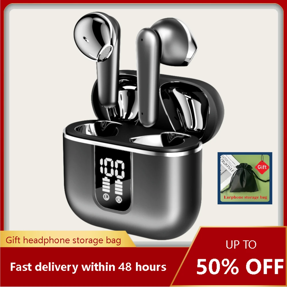

TWS Wireless Bluetooth Noise Reduction Digital Display Sports Waterproof Earphones Wireless Bluetooth Earbuds Earphones
