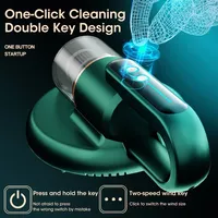 Wireless Mite Remover Household Electric Vacuum Cleaner with UV Lamp for Sterilization and Mite Removal High Suction Cleaning