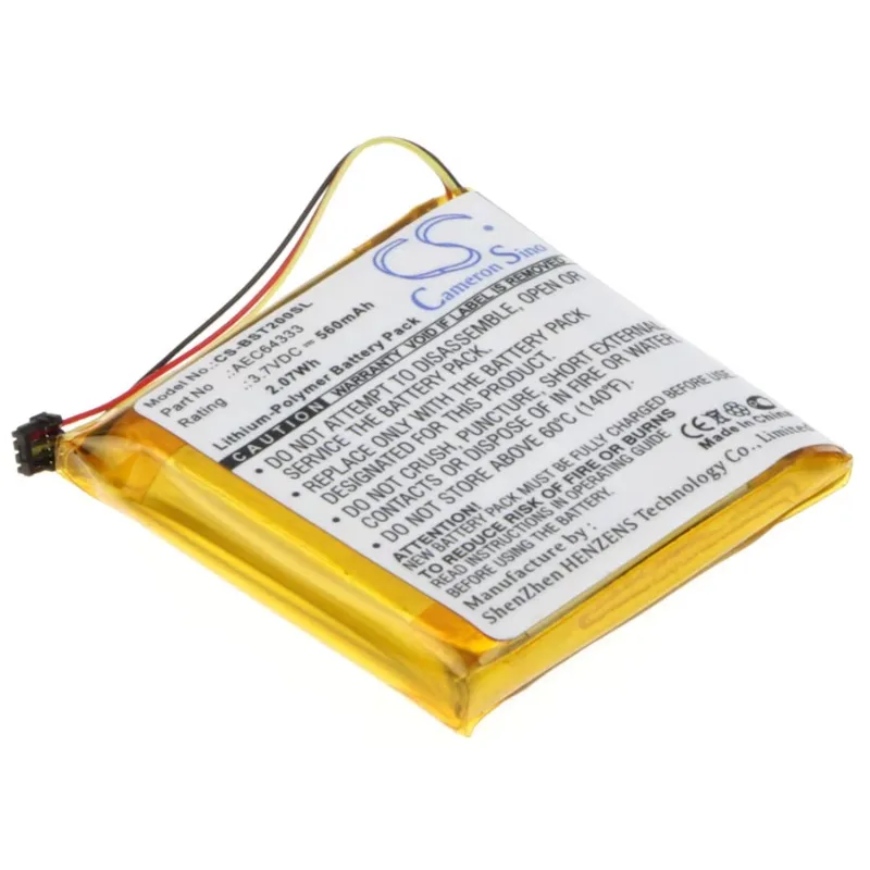 

100% NEW 560mAh Wireless Headset Battery AEC643333 for Beats Studio 2.0, Studio 3.0, B0500, B0501,Solo Pro Wireless,A1914