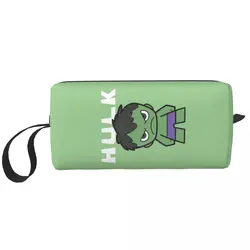 Custom Cute Mini Hulk Travel Cosmetic Bag Women Makeup Toiletry Organizer Ladies Beauty Storage Dopp Kit