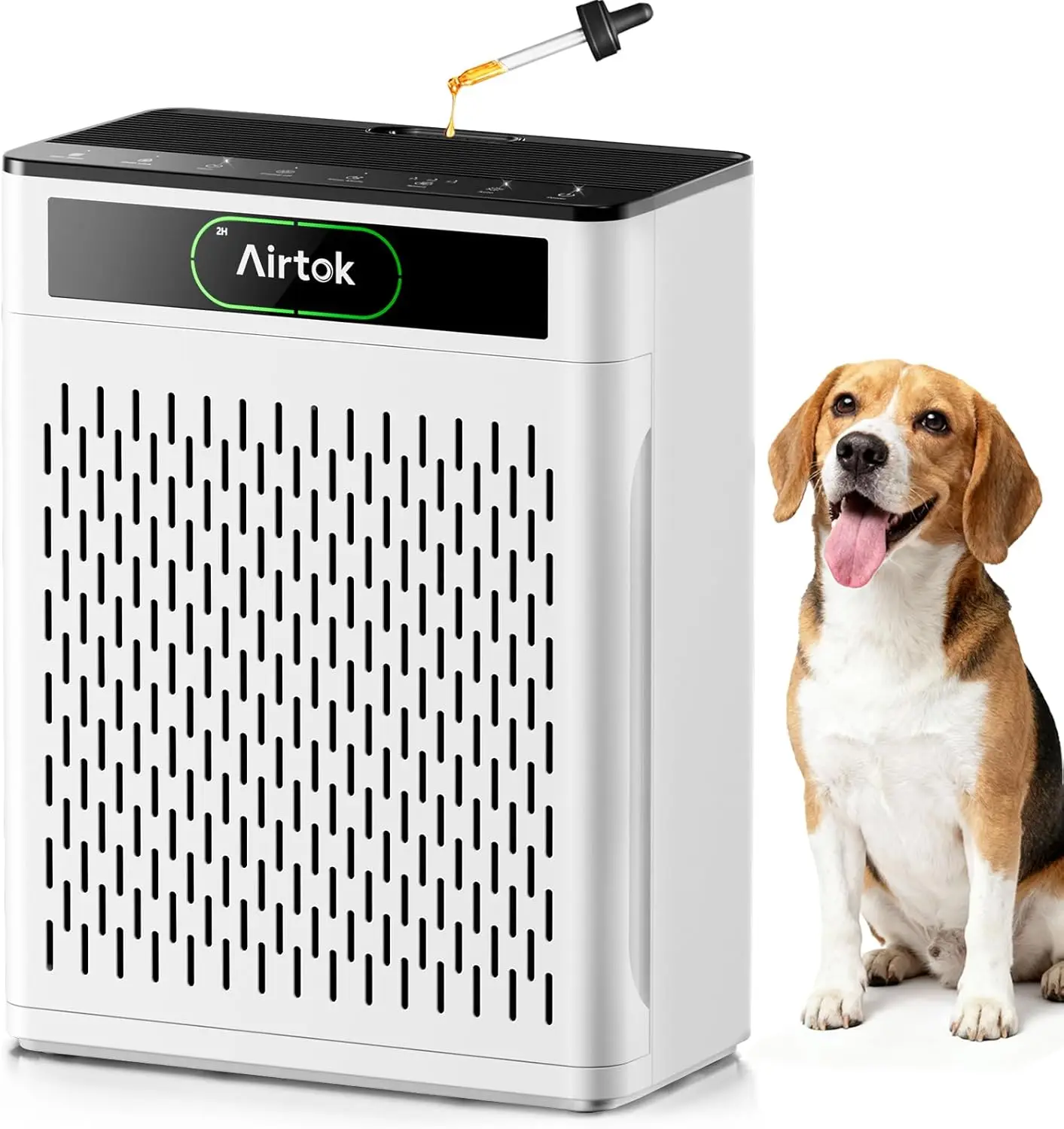 

Air Purifier for Large Room Up to 1848 sq.ft, Washable Pre-Filter, HEPA Air Quality Monitor, Sleep Mode for Bedroom Office