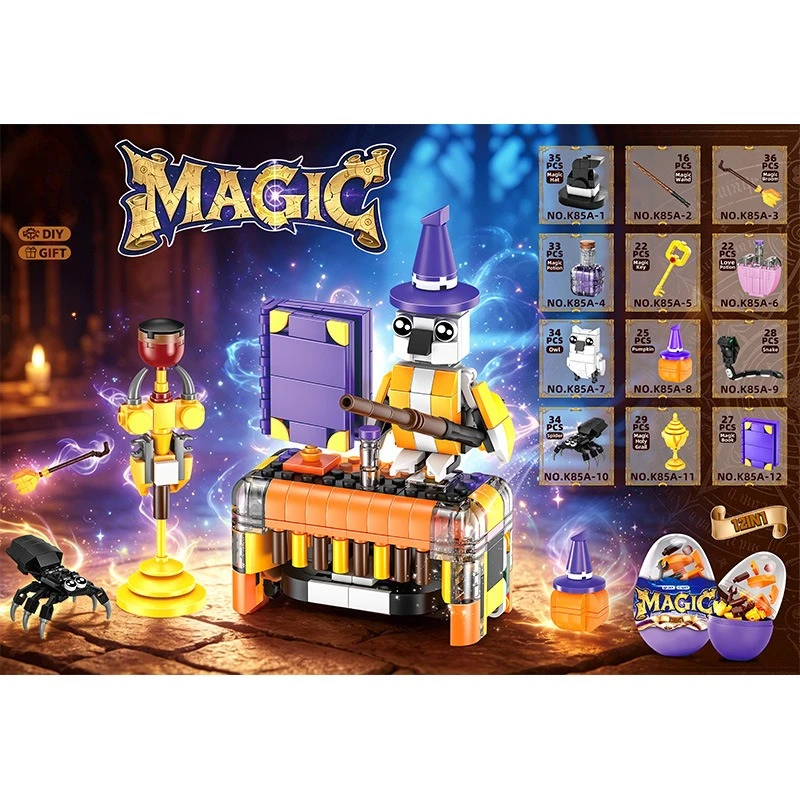 New DIY Magic Potion Pumpkin Festival Surprise Egg Blind Box Toy Birthday Gift Set