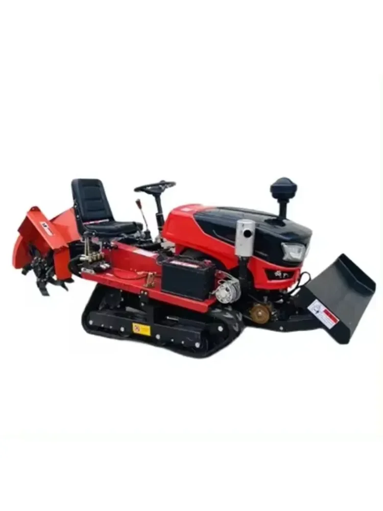 Hot Selling Agricultural Machinery, Small Rice Track Cultivator Equipment, Mini Track Tractor, 35 Horsepower Sowing Tool