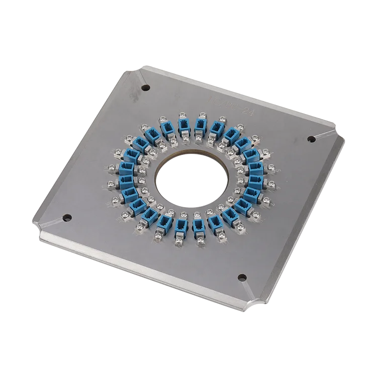 

24 Port Fiber Optic Jig Connector Polisher Fixtures Factory Price for FTTH Use LC/UPC Polishing