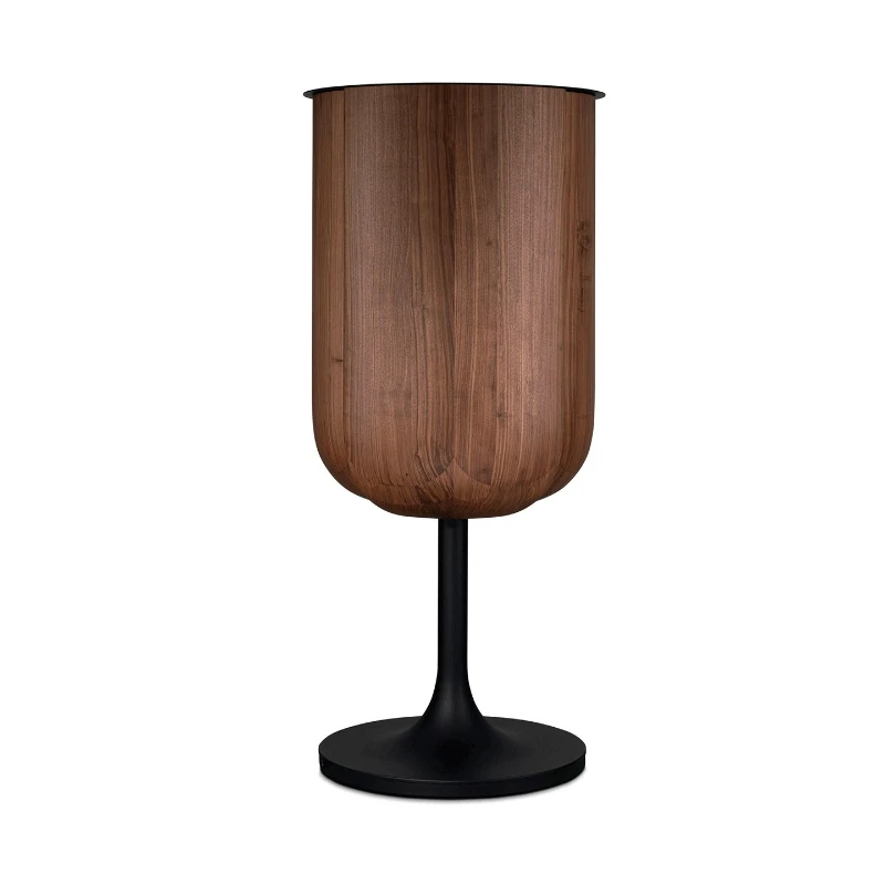 Light luxury high-end solid wood petal wine cabinet villa living room simple wall display cabinet