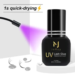 5ml UV Eyelash Glue Makeup Tools Water Proof Quick Dry in 1 Second Eyelash Extension Supplies UV Glue Lash Glue