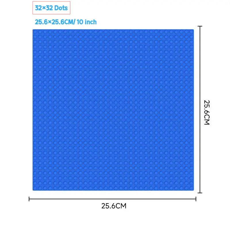 32x32 Styles Base Plate MOC Classic Building Blocks DIY Small Size Bricks Baseplate Parts for City Figures Children Toys