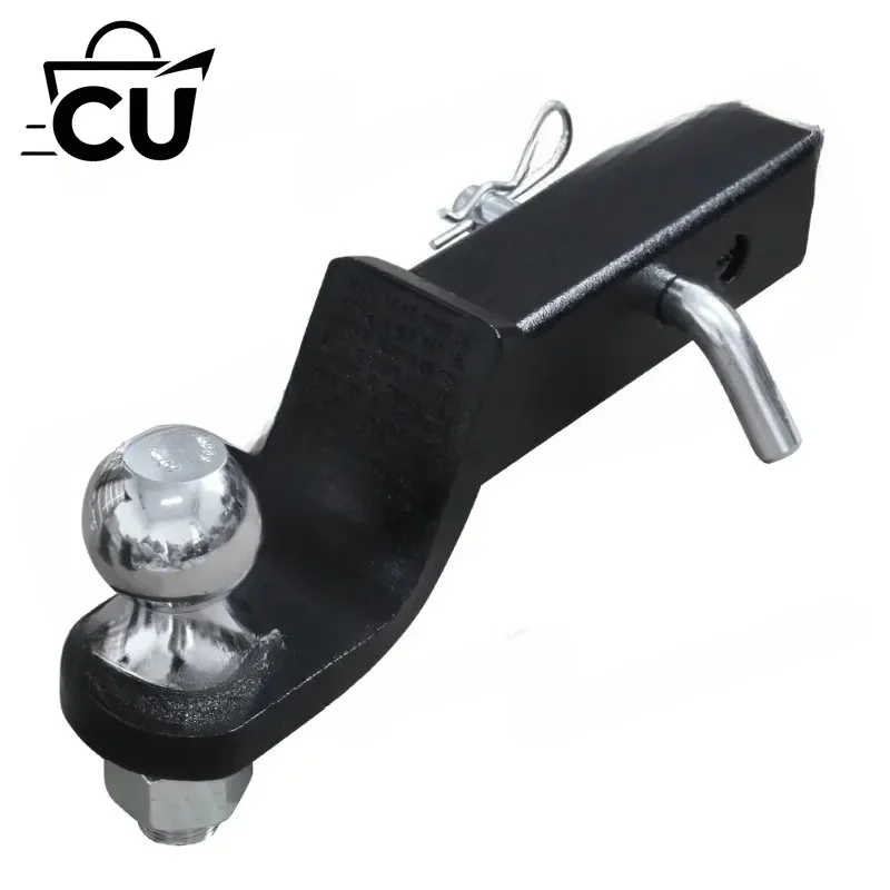 2 Inch Towbar Tongue Ball Mount With Towball And Hitch Pin RV Parts Car Camper Accessories Caravan Components