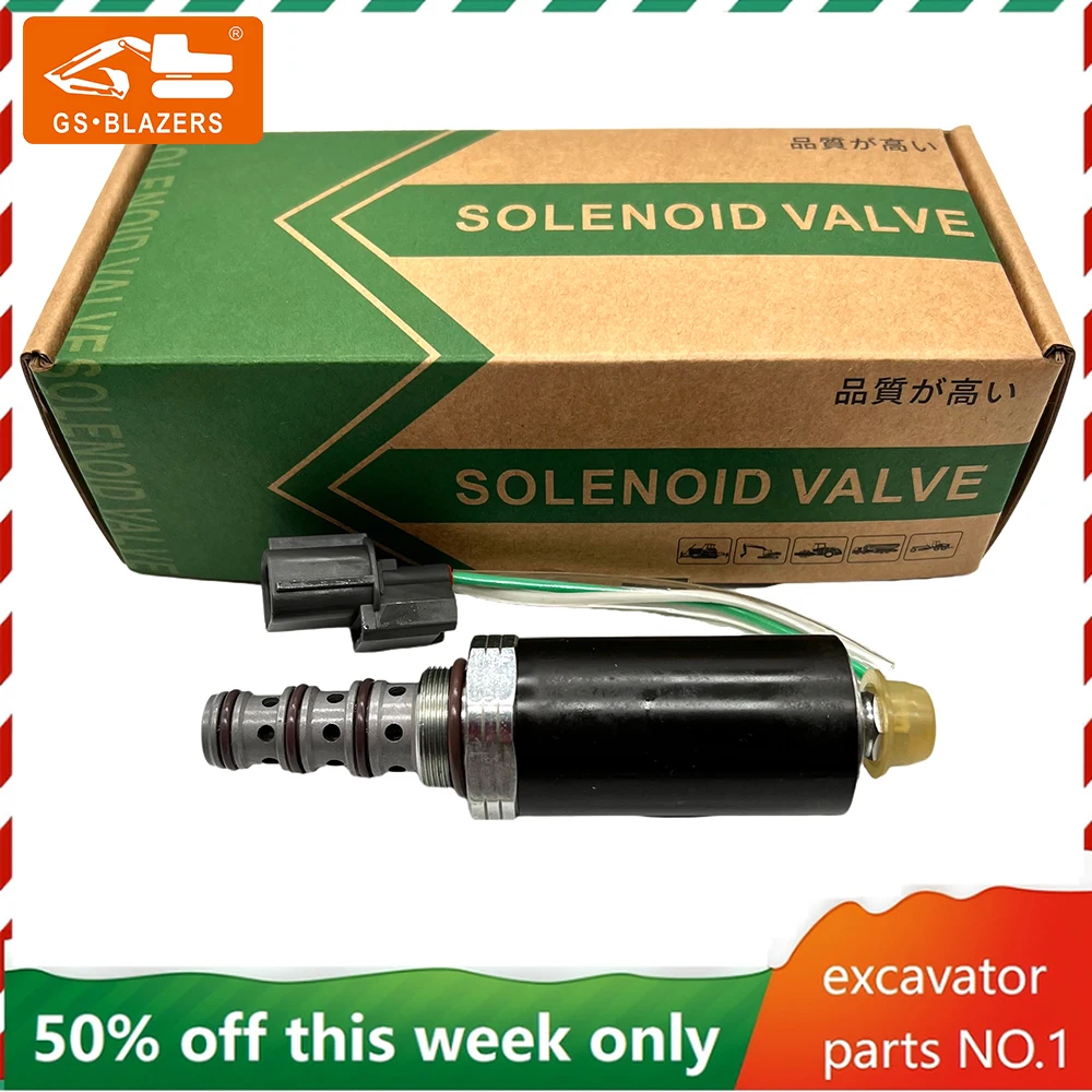 

YN35V00004F1 SKX5P-17-212A KDRDE5K-20/30C12A-111 HYDRAULIC PUMP SOLENOID VALVE FOR KOBELCO SK100 SK100L SK120 SK120LC SK200