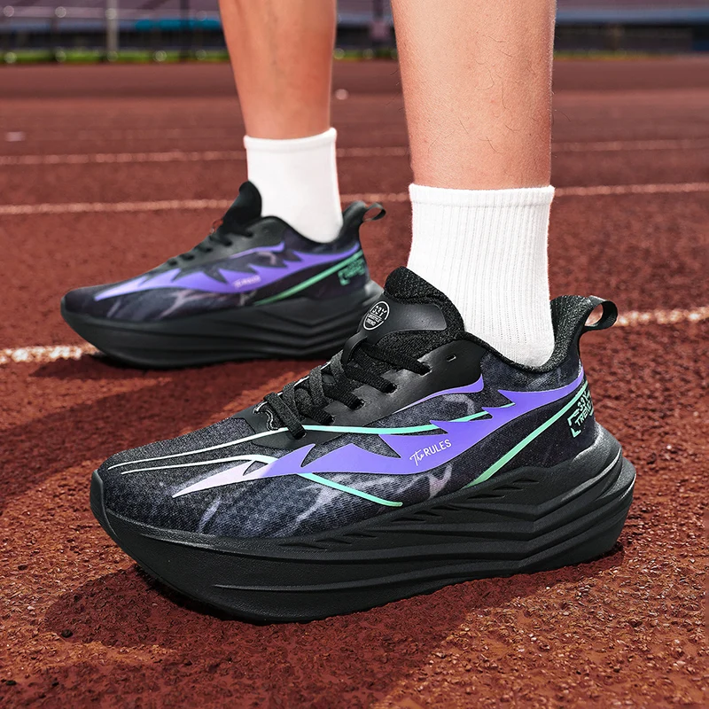 Men's Running Shoes Jogging Cushioning Couple Trainer Race Breathable Sneakers Mesh Outdoor Non-Slip Luxury shoes Off-road Shoes