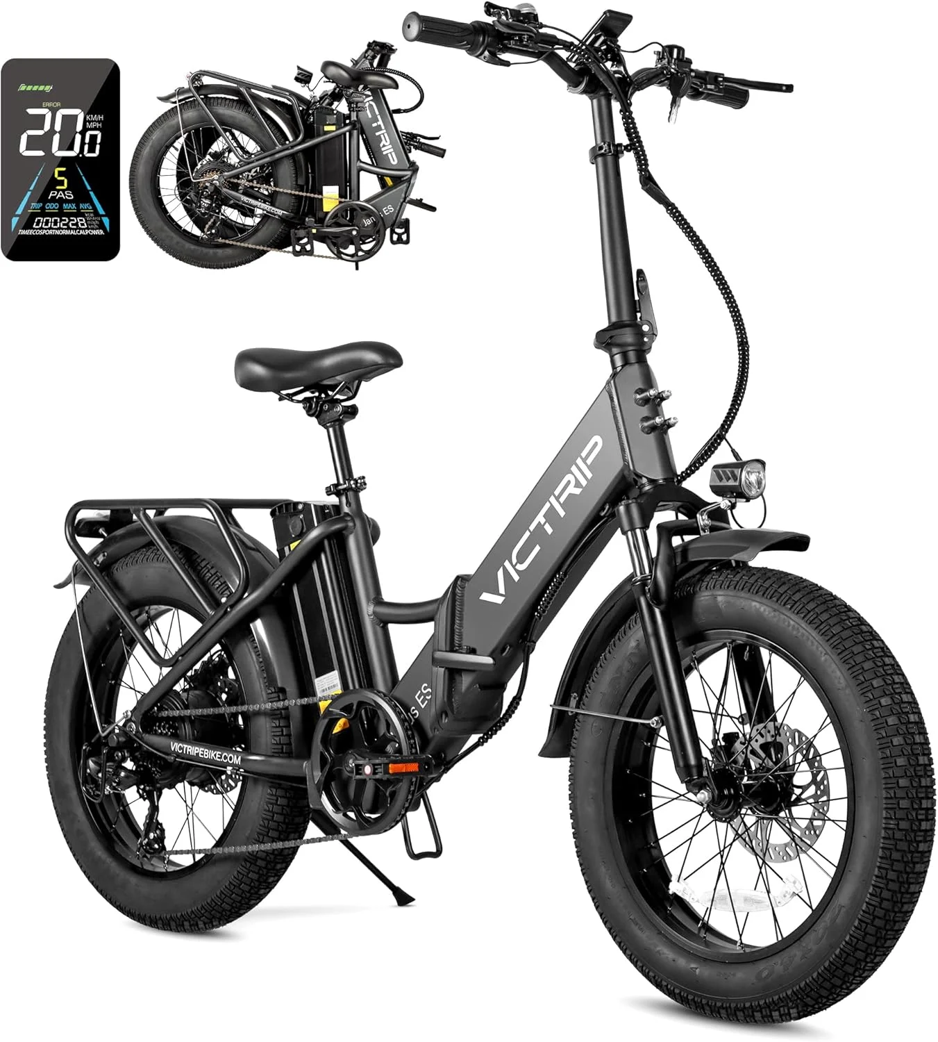 

Folding Electric Bike Adults 750W Powerful Motor 48V20.8AH Removable Lithium Battery Ebike Electric Bike 20*4 Fat Tire Bicycle