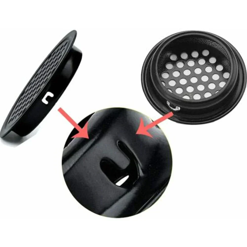 10PCS/Lot Stainless Steel Air Vent Ventilation Grille Cover Black White Wardrobe Cabinet Mesh Hole Ventilation Plugs Dia.35mm