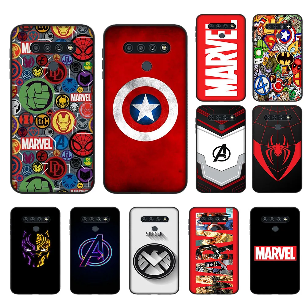 Marvel Cover for Samsung A03 A03S A13 A33 A53 A73 A01 A11 A21S A31 A51 A71 Black Phone Case