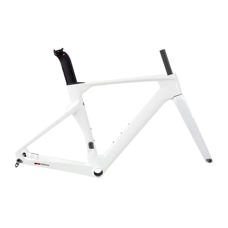 Zhuote R5 700C Carbon Fiber Road Bike Frame Wind-Breaking Disc Brake Internal Cable Routing 12-Speed Racing 2.13kg 52x52mm