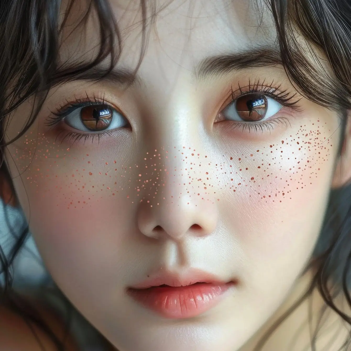 4pcs Hot Stamping Freckles Makeup Patches Golden Star Moon Freckles Temporary Tattoo Stickers for Women Face Makeup Music Party