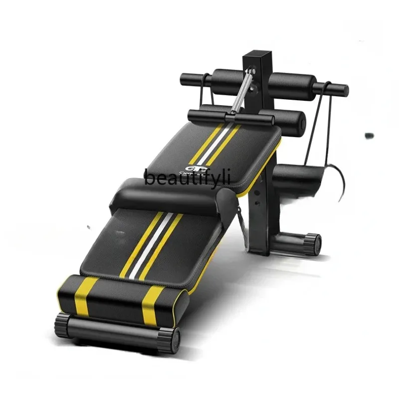 A49 Multifunctional Foldable Abs Board Sit-ups Assists Abdominal Fitness Equipment Household