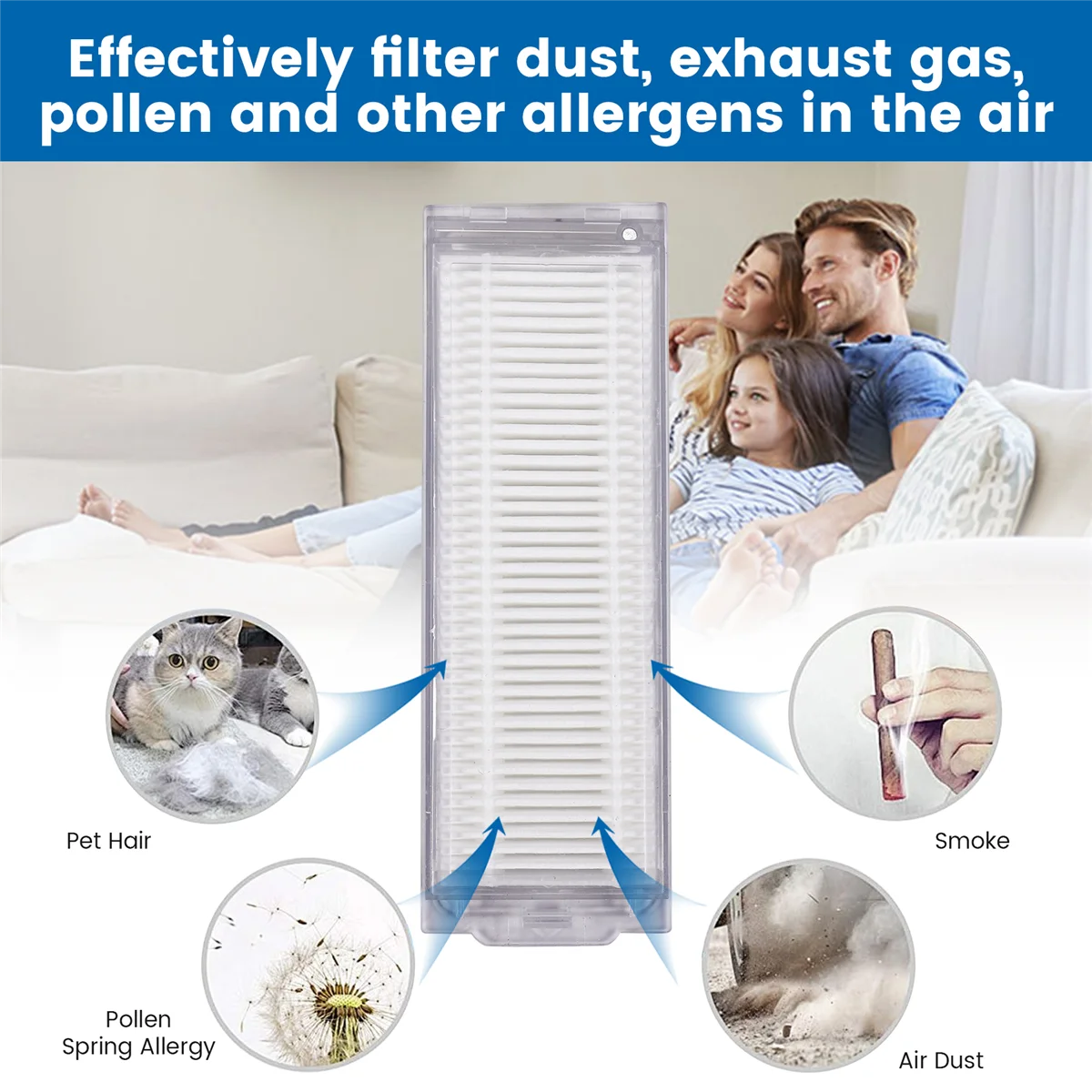 Filtros de ar hepa laváveis, 4 unidades, para xiaomi mijia mi robô aspirador mop-p pro stytj02ym acessórios de robô de limpeza stytjo2m