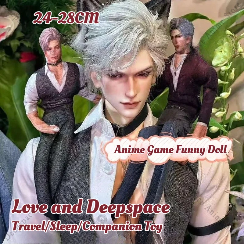 Jogo amor e espaço profundo sylus caleb rafayel zayne xavier anime boneca engraçada postura torcida aleatória boneca engraçada acompanhar foto prop