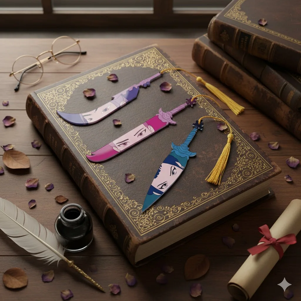 Kpop デーモンハンターズ アクリルブックマーク かわいい カワイイ 文房具 本アクセサリー 読書用品 Kpop ファン 本好きギフト