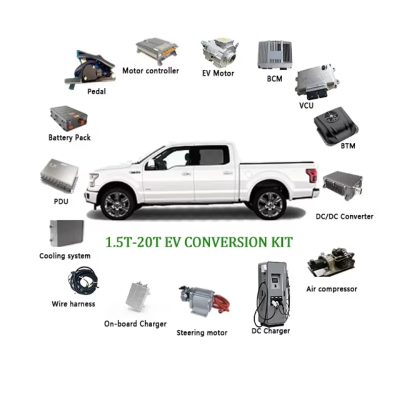 Controlador de Motor OBC BCM BTM VCU PDU, Convertidor DCDC, Kit de Conversión para Camioneta Eléctrica 3T 5T