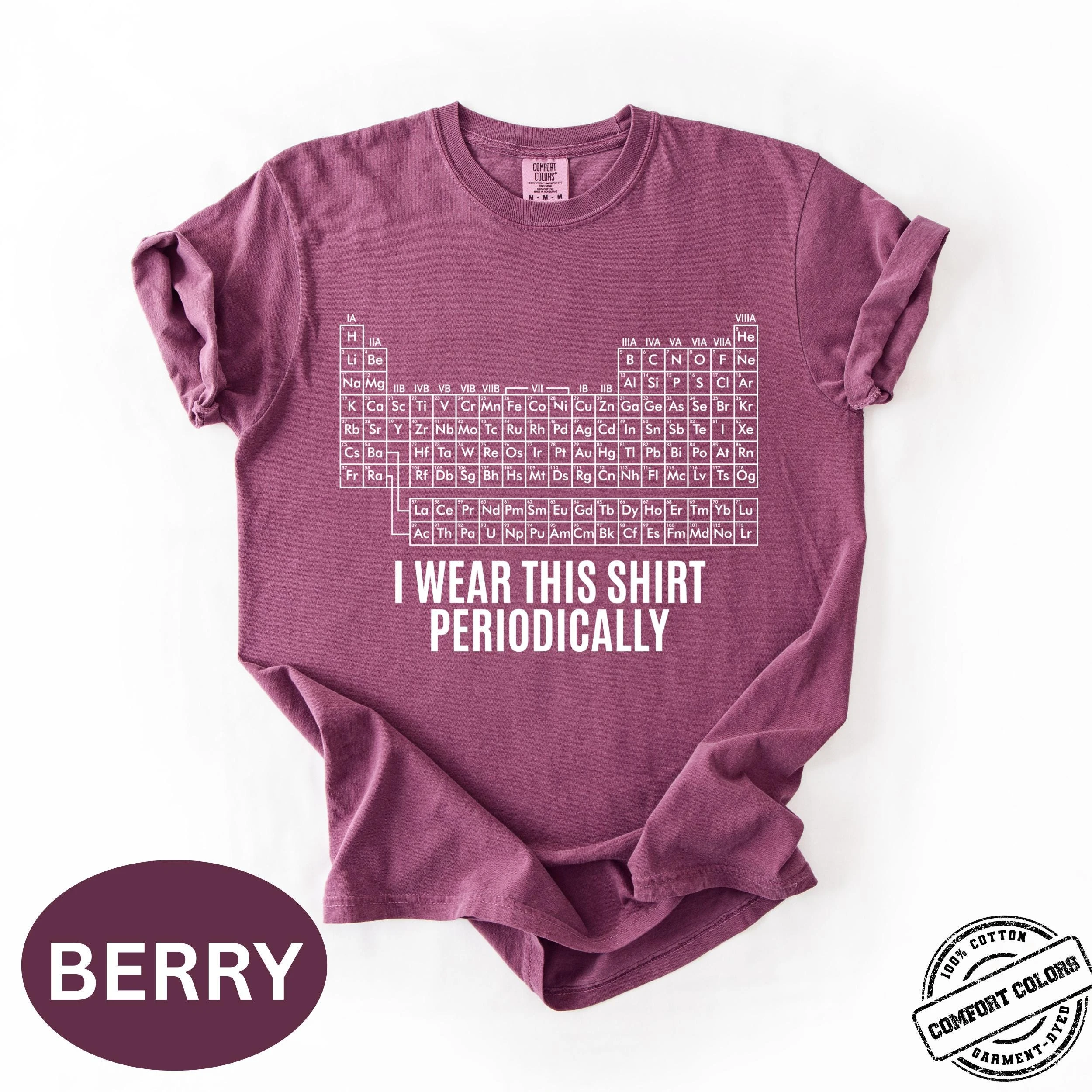 Das T-Shirt mit dem Periodensystem von Dr. Grace, das T-Shirt „Project Hail Mary“, „Ich trage dieses T-Shirt gelegentlich“, „Einfach unglaublich“, „Jazz Hands“. – Detail 4