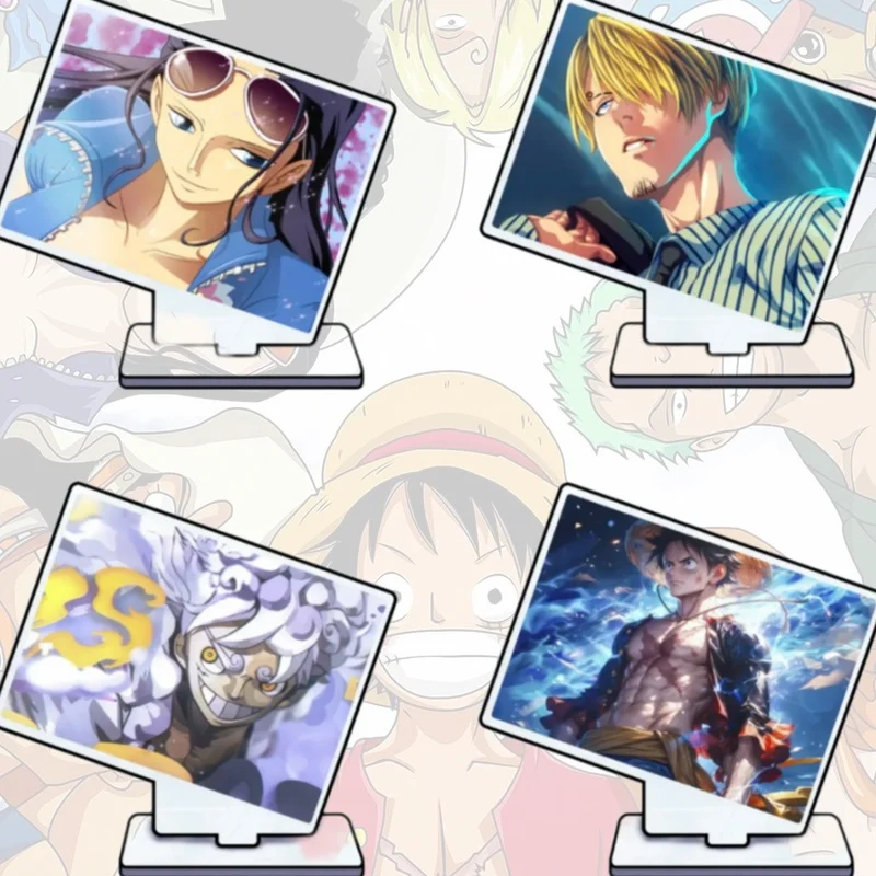 

Anime Acrylic Standee for One Piece Nico Robin Monkey D. Luffy Sanji Vista Acrylic Stand Desktop Decoration Exquisite Toy Gift